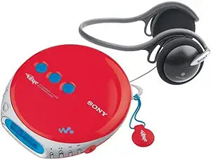 Sony D-EJ360RED PSYC CD Walkman (Red) — main product image