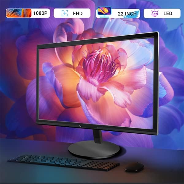 Dell Optiplex RGB Desktop PC: i5, 16GB, 512GB SSD, 22" Monitor