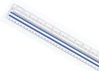 Westcott 14125 Magnifying Ruler - 12-Inch Clear Data Ruler