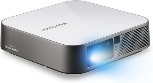 ViewSonic M2E-CR Portable 1080p Projector Harman Kardon