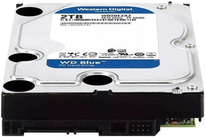 Western Digital WD20EZAZ 2TB Blue HDD - 5400 RPM, SATA