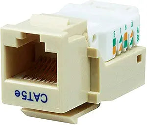 Monoprice 101075 Cat5E Toolless Keystone Jack Beige