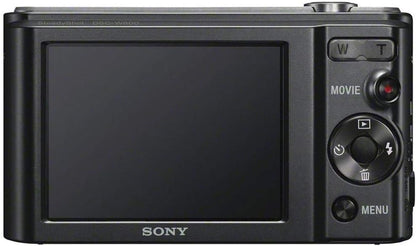 Sony DSCW800/B 20.1MP Digital Camera Black Renewed