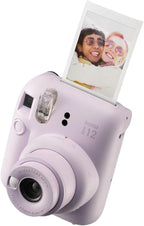 Fujifilm Instax Mini 12 Camera Bundle - Lilac Purple - Holiday Fun