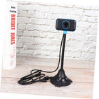 HOODANCOS Plug-and-Play USB Webcam with Built-In Microphone
