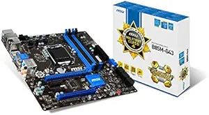 MSI B85M-G43 Intel B85 Micro ATX Motherboard