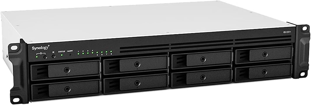 Synology ASIHLAMZ483 RS1221+ 8TB SSD NAS Server Rail Kit