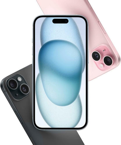 Apple MTXR3LL/A iPhone 15 Plus 128GB Black - Unlocked (Renewed)