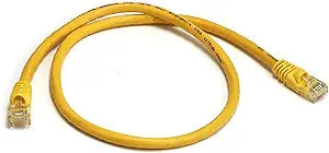Monoprice 103374 2FT Cat5e Ethernet Cable - Yellow