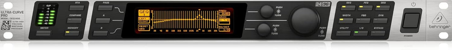 Behringer DEQ2496 Ultracurve Pro Equalizer Mastering Processor