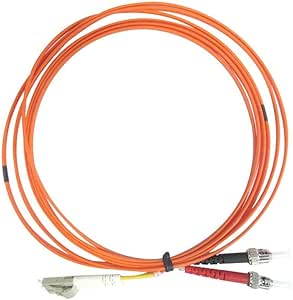 Monoprice 139443 OM1 Fiber Optic Cable - 1 Meter, LC/UPC-ST/UPC