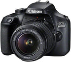 Canon 2628C003AA EOS 4000D Rebel T100 DSLR Bundle Renewed