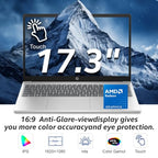 HP 17 Touchscreen Laptop, Ryzen 5 with 32GB RAM and 1TB SSD