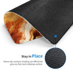Lyngora Copper Gold Marble Non-Slip Gaming Mouse Pad