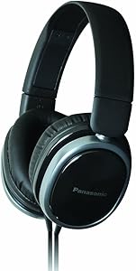 Panasonic RP-HX250M-K Monitor Headphones with Microphone - Black — main product image
