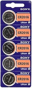 Sony 10pcs CR2016 3V Lithium Coin Cell Battery