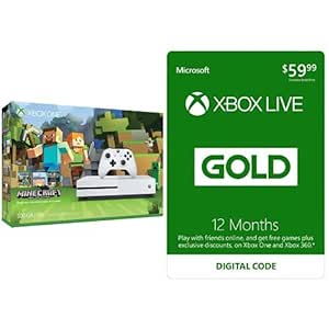 Microsoft Xbox One S 500GB Console - Minecraft Bundle