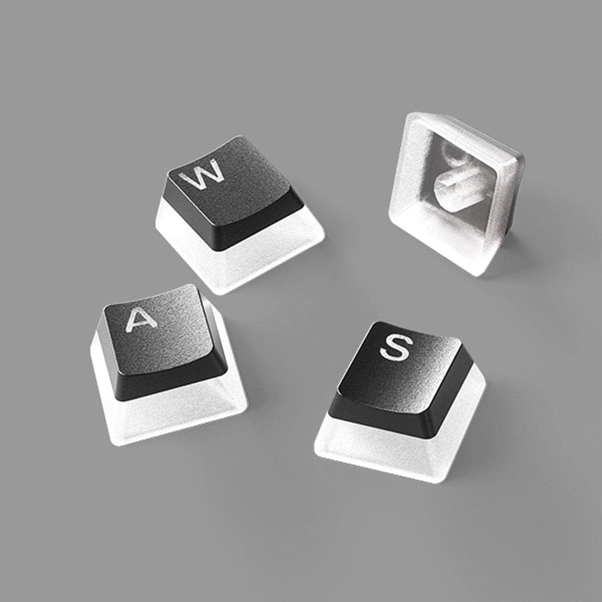 SteelSeries 60200 PRISMCAPS Pudding-Style Keycaps Black
