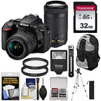 Nikon D5600 18-55mm & 70-300mm Lens Bundle (Renewed)