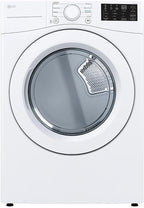 LG DLE3470W 7.4 Cu. Ft. White Front Load Dryer