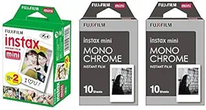 Fujifilm PV17IC132 Instax Mini Film 3-Pack Bundle