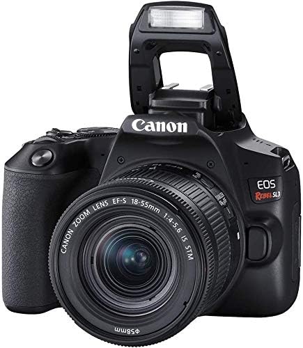 Canon 3453C002 Rebel SL3 DSLR with 18-55mm Lens (Renewed)