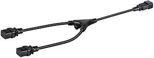 Monoprice 135117 Heavy Duty 2-Foot Splitter Power Cord