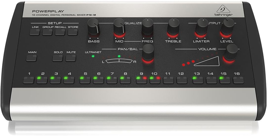 Behringer Powerplay 16 P16-M Digital Personal Mixer