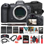 Canon EOS R6 Mirrorless Camera Body 4K Renewed Bundle