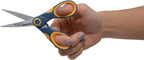Westcott 14881 5-Inch Non-Stick Titanium Scissors Yellow/Gray