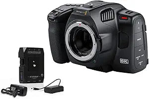 Blackmagic Design Pocket Cinema Camera 6K Pro Bundle - V-Mount Battery