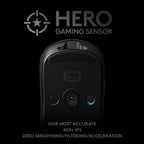 Logitech G Pro Wireless Gaming Mouse, HERO 25K, Renewed