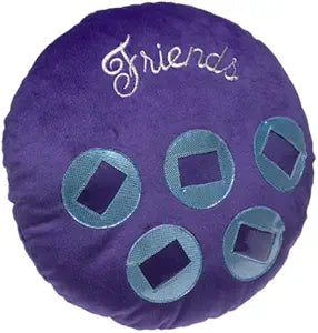 Polaroid i-zone Plush Purple Friends Round Pillow Frame — main product image