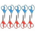 Westcott 55844 Kids' Safety Scissors 5-Inch Blunt Tip 10-Pack
