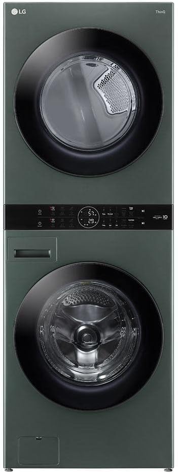 LG WKEX200HGA WashTower Washer and Dryer, Nature Green — main product image