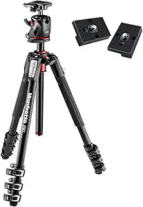 Manfrotto MK190XPRO4-BHQ2 Aluminum Tripod Ball Head Bundle