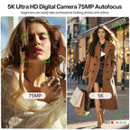 CITALEO 5K Dual-Lens Point-and-Shoot Vlogging Camera Kit