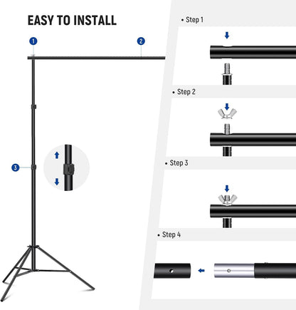 Neewer 10100392 Photo Studio Backdrop Support Kit