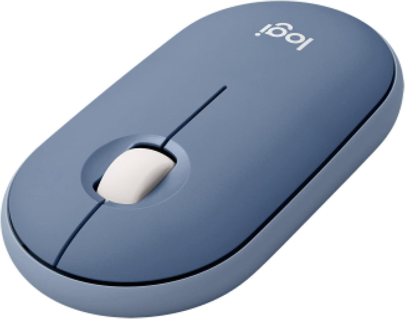 Logitech 910-006660 Pebble Wireless Mouse - Blueberry — main product image
