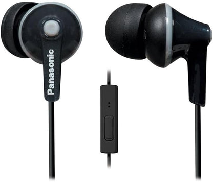Panasonic RP-TCM125-K ErgoFit Wired Earbuds with Mic