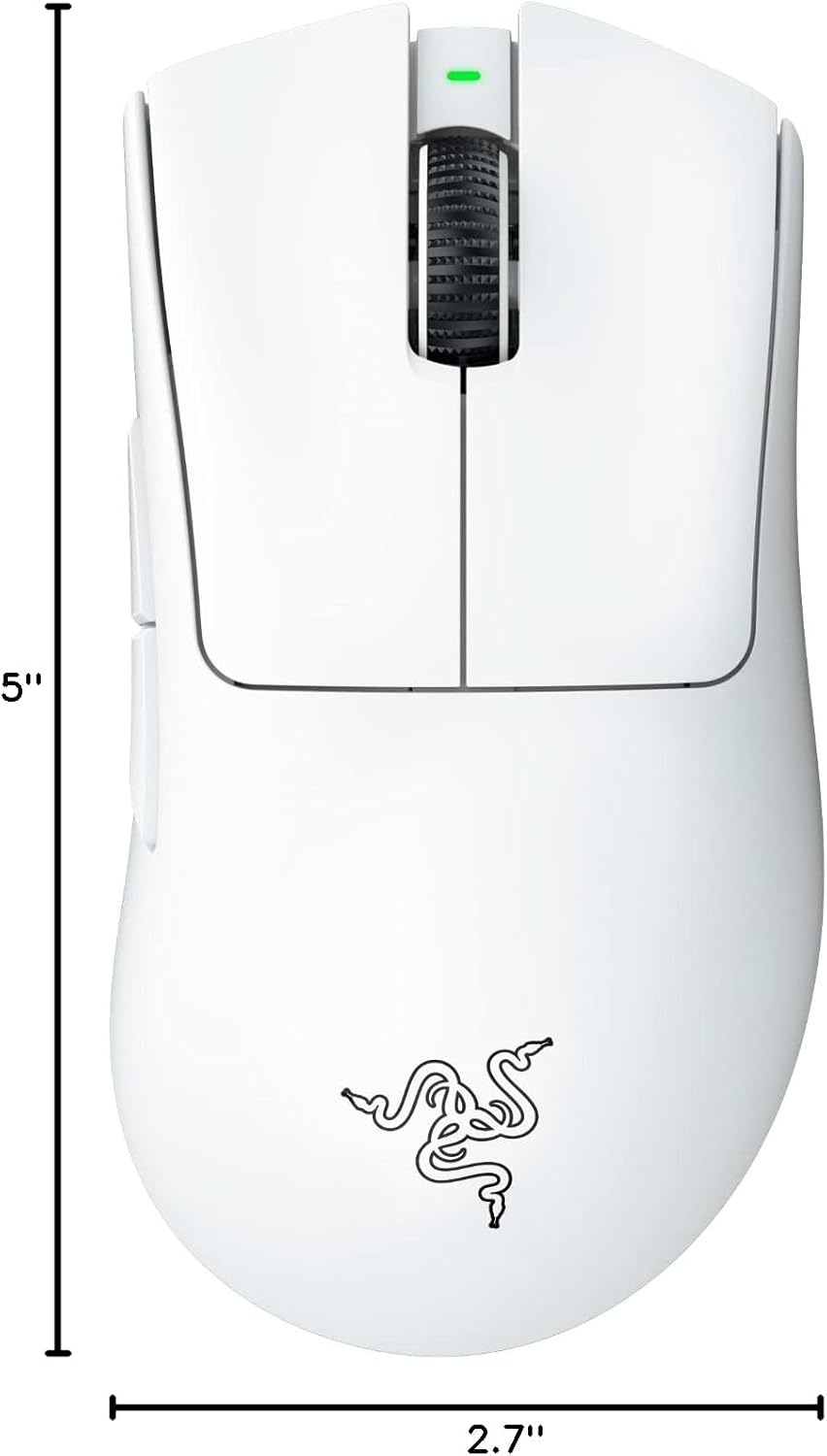 Razer RZ01-04630200 DeathAdder V3 Pro Wireless Gaming Mouse -White
