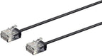 Monoprice 134211 Cat6 0.5ft SlimRun Ethernet Cable - Black