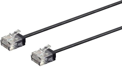 Monoprice 134211 Cat6 0.5ft SlimRun Ethernet Cable - Black