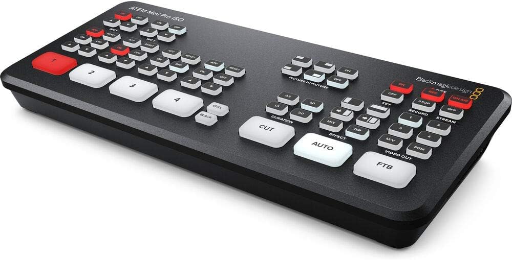 Blackmagic Design SWATEMMINIBPRISO-BUNDLE ATEM Mini Pro ISO Streamer Bundle