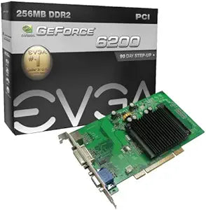 EVGA 256-P1-N400-LR GeForce 6200LE Graphics Card - 256MB — main product image