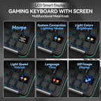SOLAKAKA A75 PRO Wireless Mechanical Keyboard with LCD Screen