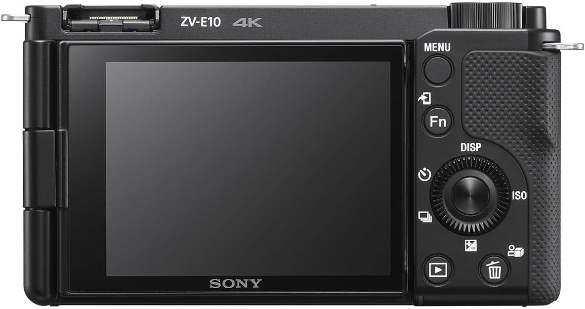 Sony ILCZV-E10/B Alpha ZV-E10 Vlogging Mirrorless Camera - Black