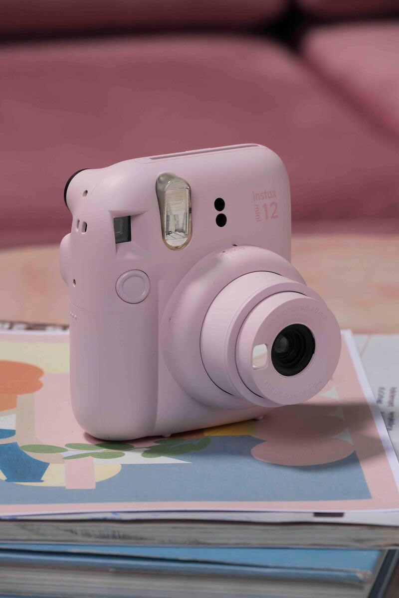 Fujifilm 16806250 Instax Mini 12 Blossom Pink Instant Camera