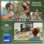 VENOPTIX 2.7K QHD Digital Camcorder with 16X Zoom