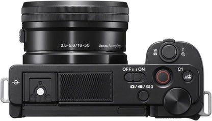 Sony ILCZV-E10L/B ZV-E10 Mirrorless Camera 16-50mm Lens Kit Renewed